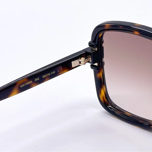 NEW GUCCI GG1066S 002 OVERSIZED SQUARE SUNGLASSES GUCCI  display picture 3